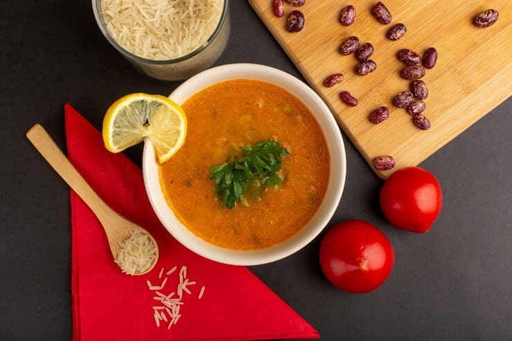 خرید و قیمت سوپ نیمه اماده جو و گوجه فرنگی فروش عمده